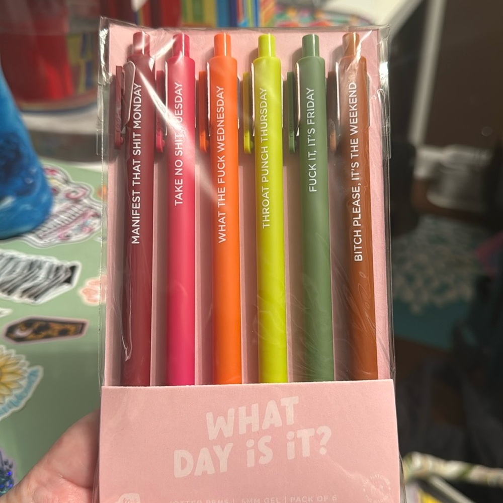 Set of cheeky pens - new!